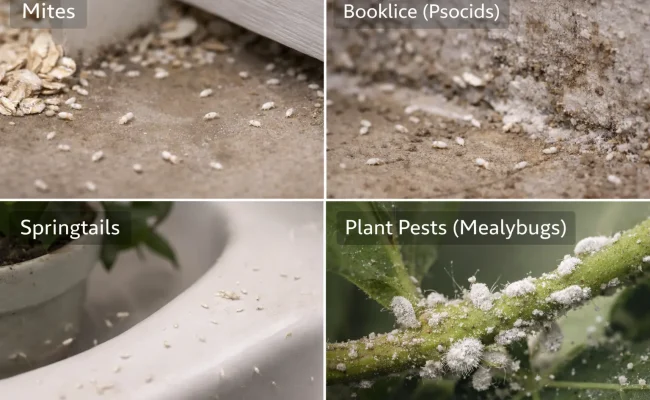 Common household pests in focus